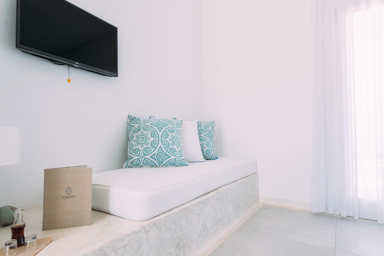 Schinoza Luxury Suites Schoinoussa Bagian luar foto